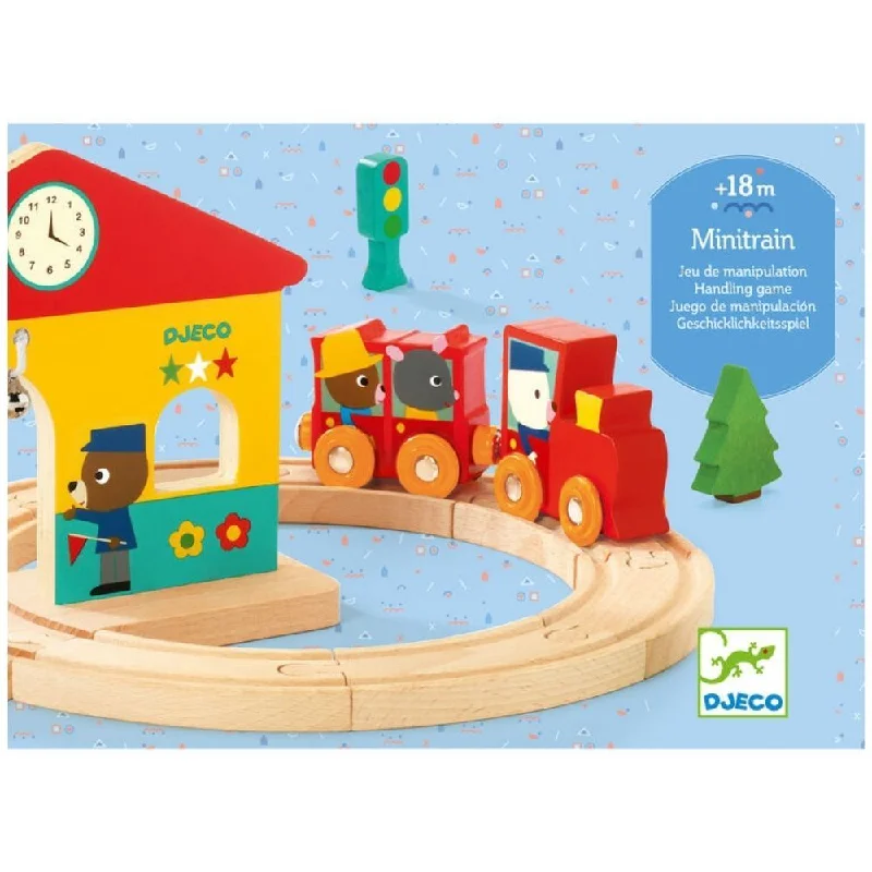 Wooden Mini Train Set