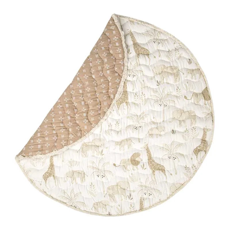 Quilted Baby Playmat - Kendi Animal