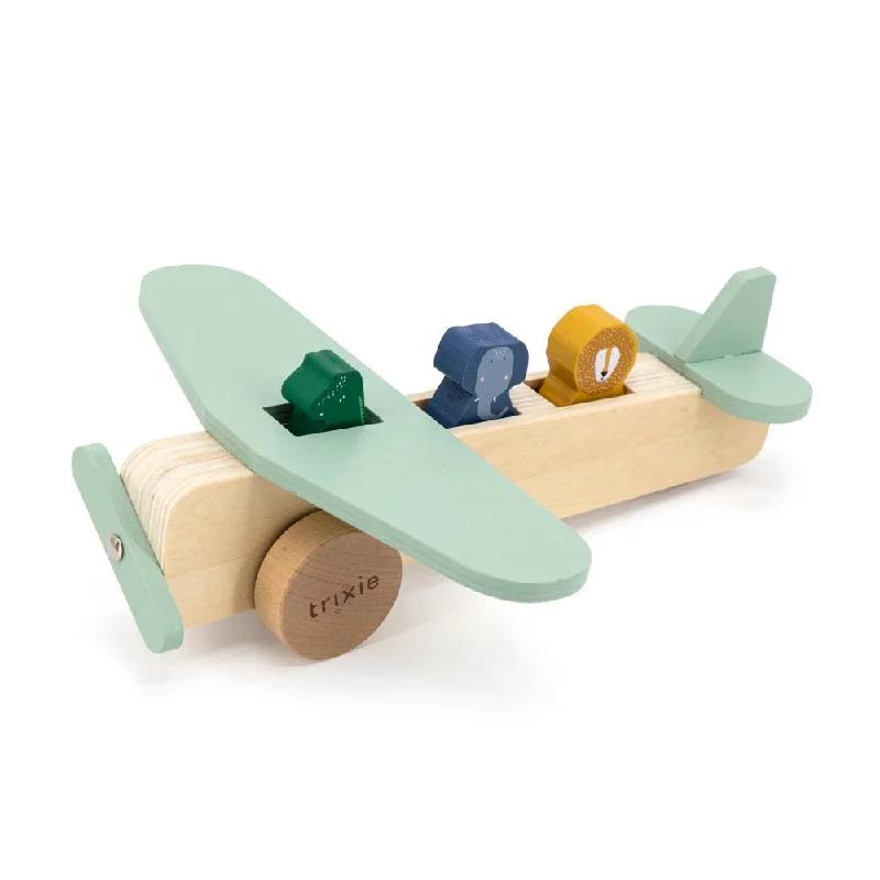 Trixie: Wooden Animal Airplane