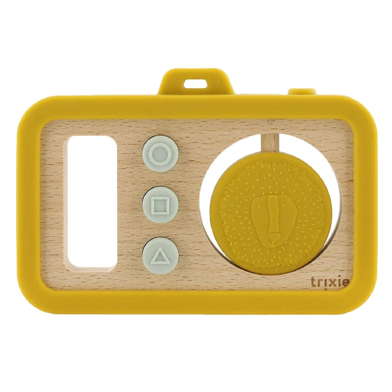 Trixie: Wooden silicone baby camera - Mr Lion