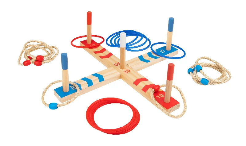 Wooden Ring Toss Game